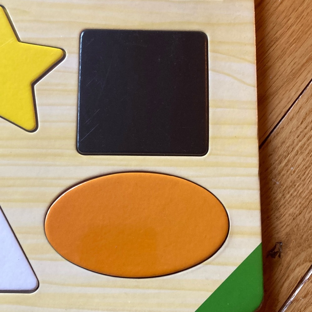 Colors & Shapes Wooden Inset Puzzle - Picture 9 of 13